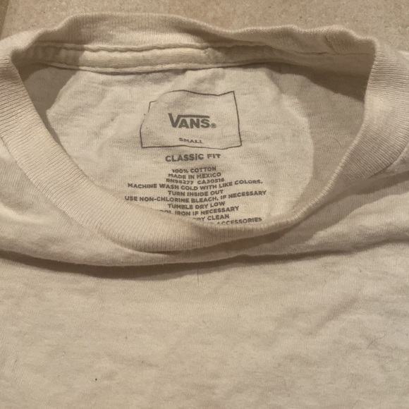 VANS white Independent Skate Long Sleeve S - Picture 2 of 2